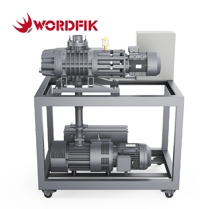 Wordfik Custom Oil-Sealed Rotary Vane Roots Vacuum System