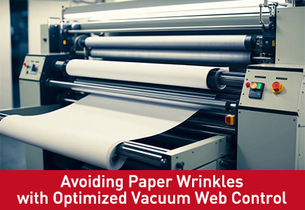 Avoiding Paper Wrinkles with Optimized Vacuum Web Control