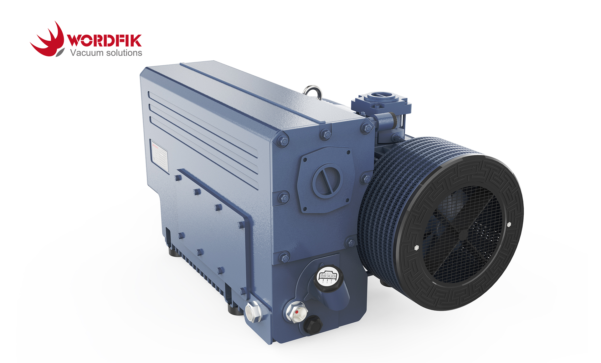 oil-lubricated rotary vane vacuum pump