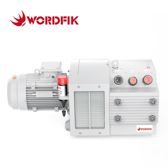Two Suction Connection Wordfik PVDT60 Oil-Free Rotary Vane Vacuum & Pressure Combined Pump 60m³/h 72m³/h