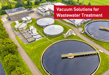 Vacuum Pumps for Wastewater Treatment
