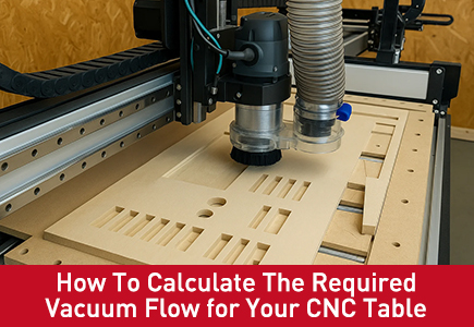 How To Calculate The Required Vacuum Flow for Your CNC Table?
