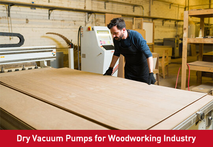 Dry Vacuum Pumps for Woodworking Industry 