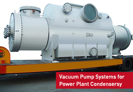 Vacuum Pump Systems for Power Plant Condensers