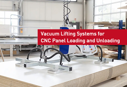 Vacuum Lifting Systems for CNC Panel Loading and Unloading