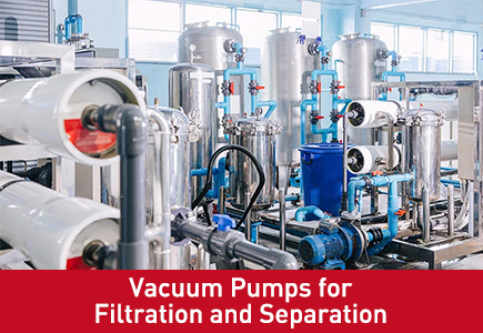 Vacuum Pumps for Filtration And Separation