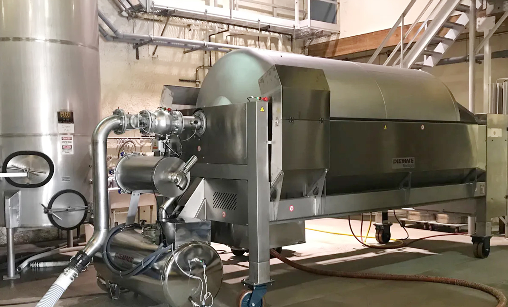 wine press compressor