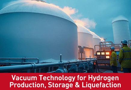 Vacuum Technology for Hydrogen Production, Storage & Liquefaction