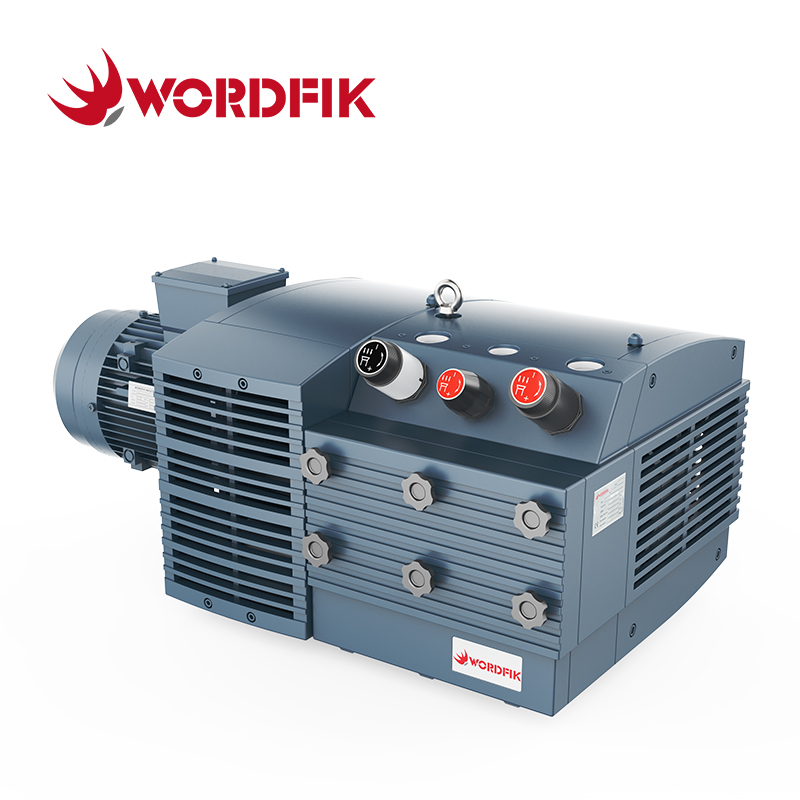 PVDT100 100m³/h 120m³/h Two Suction Ports Wordfik Oil Free Dry Rotary Vane Vacuum Pressure Combined Pump