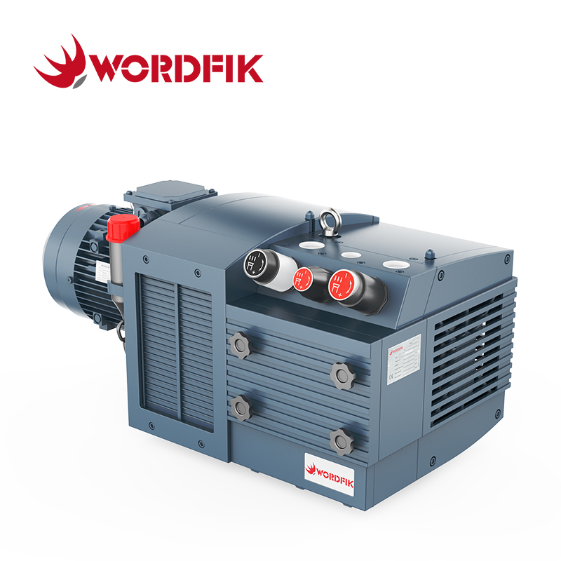 Two Suction Connection Wordfik PVDT60 Oil-Free Rotary Vane Vacuum & Pressure Combined Pump 60m³/h 72m³/h
