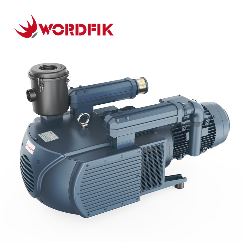 VD400 Dry Rotary Vane Vacuum Pump Popular in CNC Woodworking High Flow 400-480m³/h