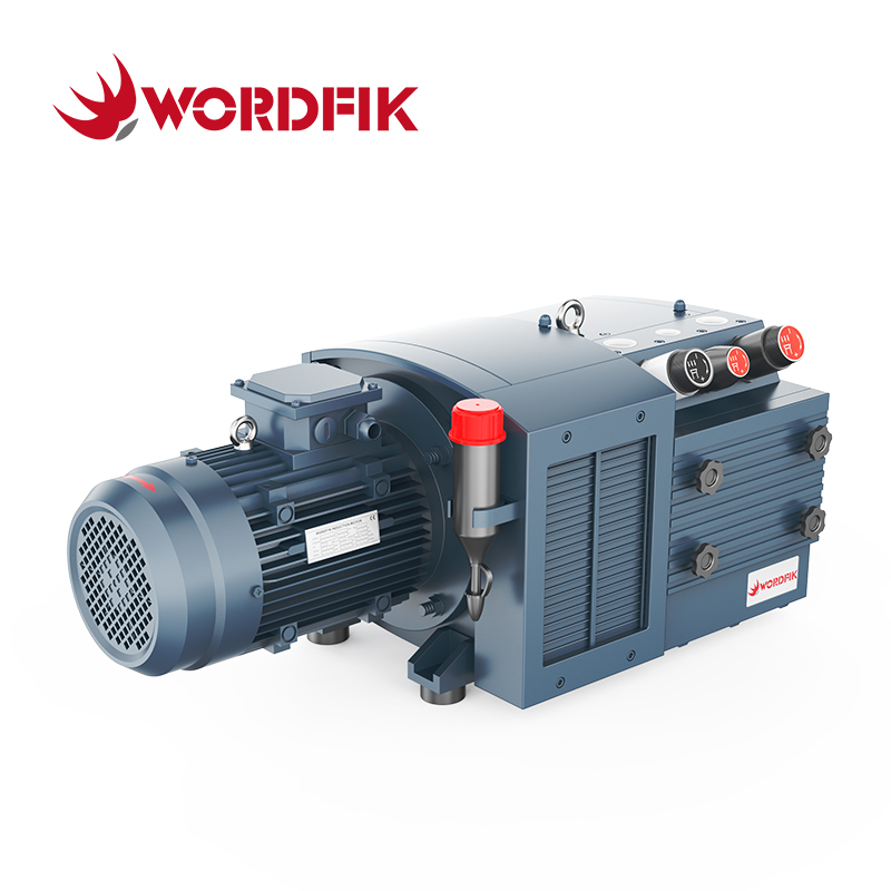 Two Suction Connection Wordfik PVDT60 Oil-Free Rotary Vane Vacuum & Pressure Combined Pump 60m³/h 72m³/h
