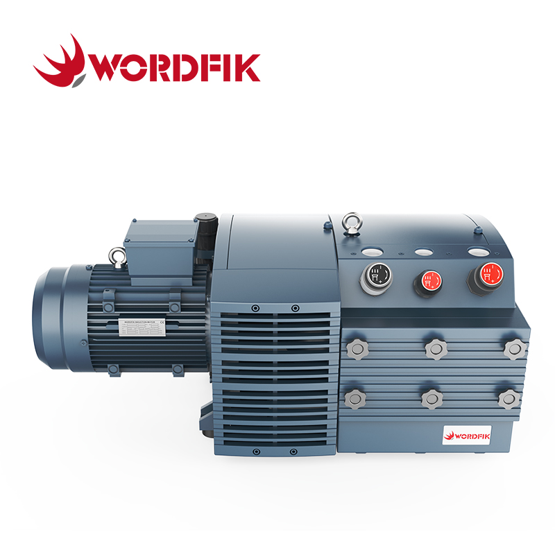 PVDT100 100m³/h 120m³/h Two Suction Ports Wordfik Oil Free Dry Rotary Vane Vacuum Pressure Combined Pump